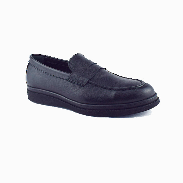 CHAUSSURE HOMME CONFORT+ 030-1 noir cuir  Chaussure de ville pour homme Maroc